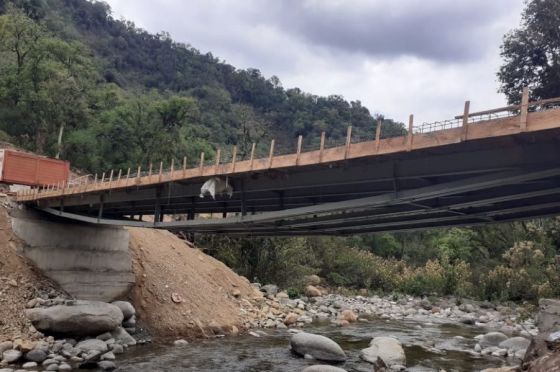 Avanza la construcción de cuatro puentes vehiculares en la ruta provincial 7