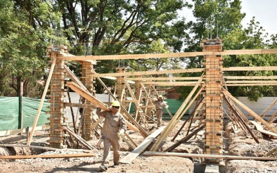 Supervisaron las obras de ampliación y refuncionalización del hospital San Bernardo