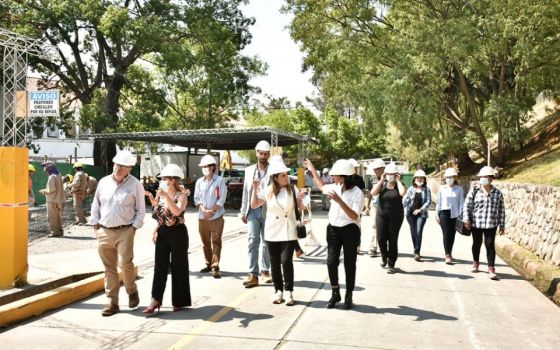 Supervisaron las obras de ampliación y refuncionalización del hospital San Bernardo