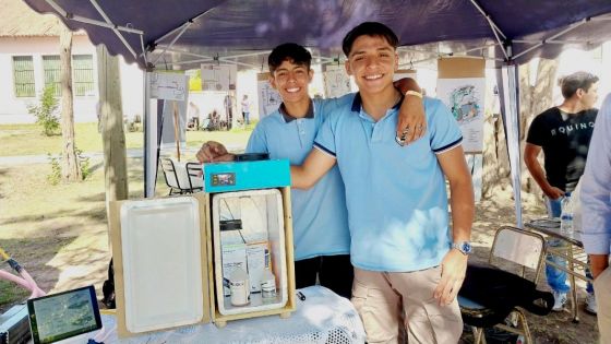 Alumnos de la Escuela de Educación Técnica N° 3132 de Rosario de La Frontera presentaron el proyecto 