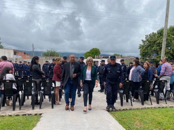 Inauguraron un salón de usos múltiples en la Base Operativa de barrio Democracia