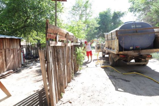 En las comunidades originarias de Tartagal se refuerza la distribución de agua