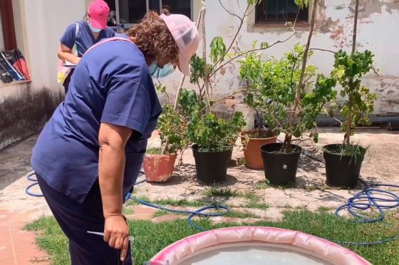 Se trabajó en la zona norte de la Capital para detectar reservorios de Aedes Aegypti