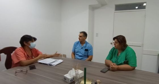 Adrián Rúa supervisó los servicios de salud en áreas operativas del norte