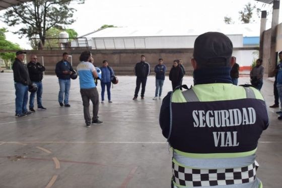 Motociclistas de El Carril y Rosario de la Frontera fueron capacitados en conducción segura