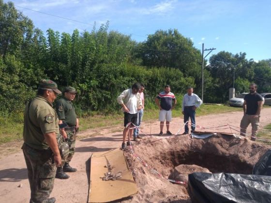 Se realizaron tareas de rescate arqueológico en la localidad de El Tala