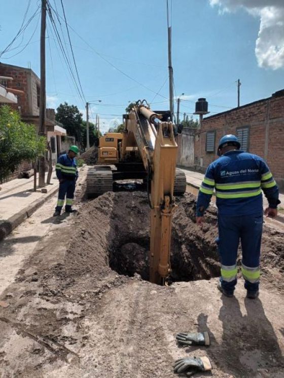 Obras en barrio San Ignacio.