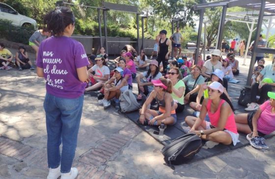 Actividades en el cerro San Bernardo por la semana de la mujer