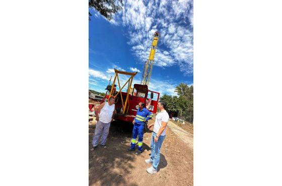 Avanzan las obras de agua en el norte de la provincia