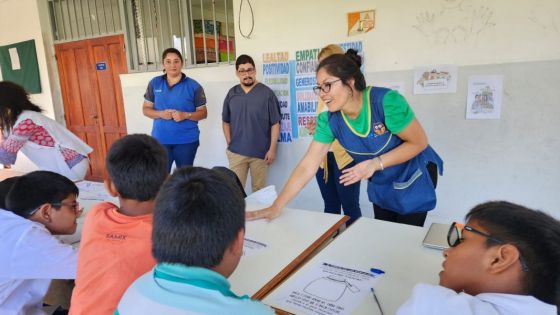 Derechos Humanos brinda y aporta talleres a estudiantes de la escuela EFETA