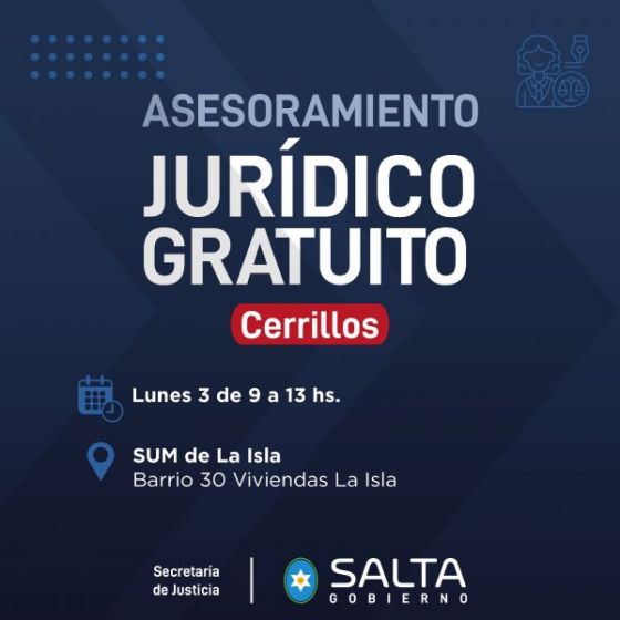 Asesoramiento jurídico gratuito en el Valle de Lerma.