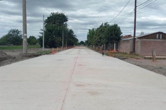 Pavimentación en el barrio San Rafael de San Lorenzo