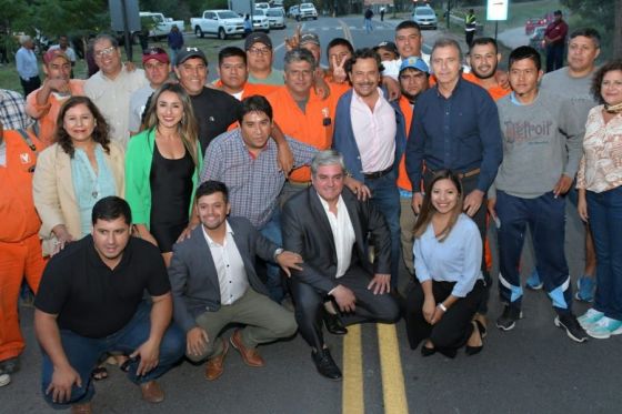 El gobernador Sáenz inauguró la repavimentación de la ruta provincial 23 entre Rosario de Lerma y Cerrillos