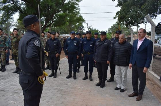 Con la inauguración del nuevo edificio del destacamento policial de Salta Forestal se afianza la seguridad en Anta