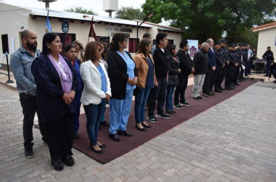 Con la inauguración del nuevo edificio del destacamento policial de Salta Forestal se afianza la seguridad en Anta