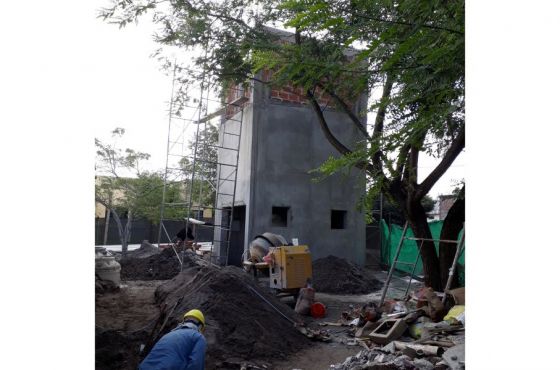 Progresan las obras integrales en la escuela Gesta Sanmartiniana de Rosario de Lerma