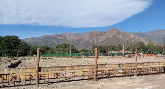 A buen ritmo avanzan las obras del Centro de Convenciones de Cafayate