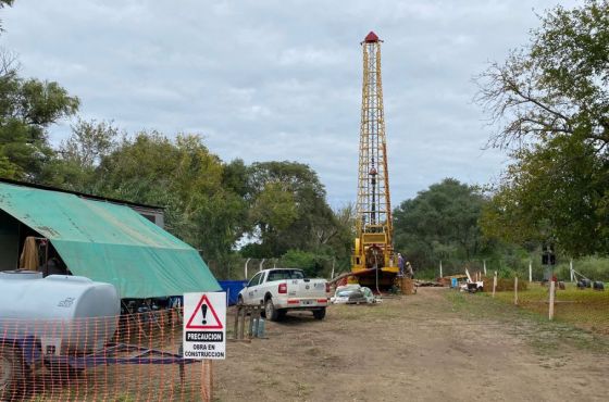 Avanza la construcción de dos nuevos pozos profundos de agua