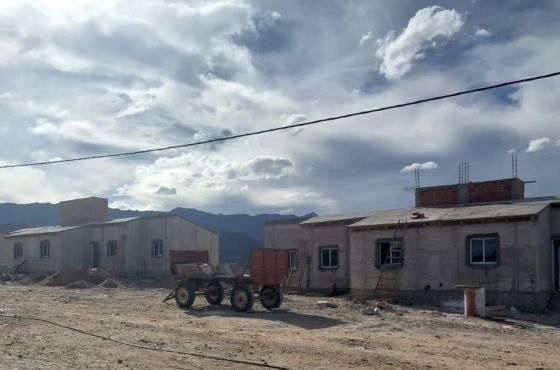 En Seclantás continúa en ejecución la obra de 25 viviendas