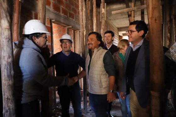 Rosario de la Frontera: Sáenz verificó el avance de obras en el Hospital y la construcción de 48 viviendas