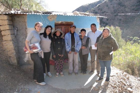 El programa Salta Te Abriga recorrió los municipios de Nazareno y Santa Victoria Oeste