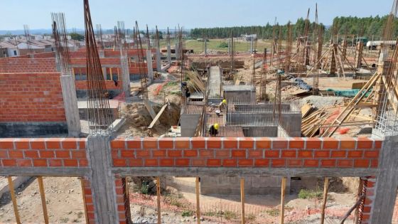 La construcción de la Ciudad Judicial de Orán avanza con el edificio principal