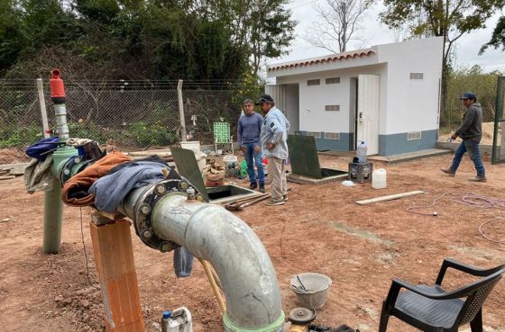 Tartagal: avanza la obra de la nueva cisterna de Villa Güemes