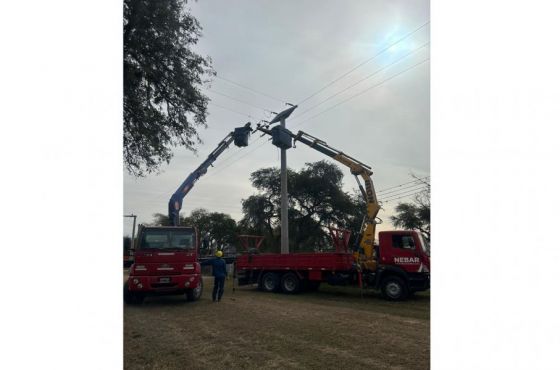 Finalizó la obra de la construcción de la red de energía eléctrica para el Área Industrial de Metán