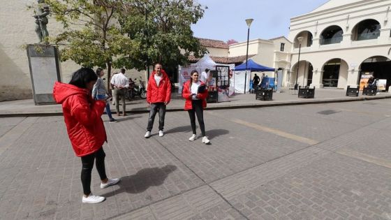 Aplicaron más de 300 vacunas en la posta de concientización de la plazoleta Cuatro Siglos