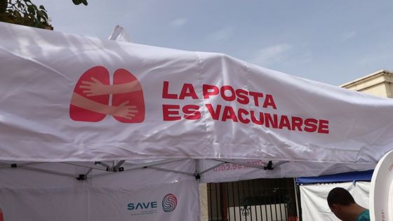 Aplicaron más de 300 vacunas en la posta de concientización de la plazoleta Cuatro Siglos