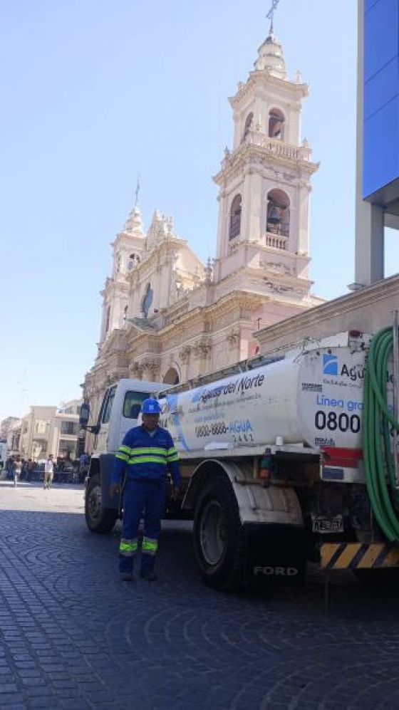 Aguas del Norte colabora y asiste en las actividades de las celebraciones del Milagro