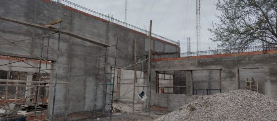 Avanzan las obras de nivel inicial en la escuela Mainoli de Atocha