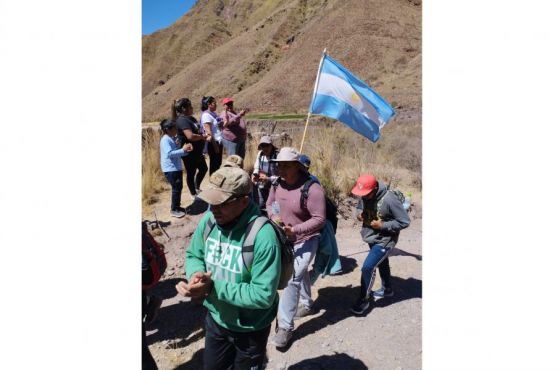 Penitenciarios brindan asistencia y acompañamiento a los peregrinos de Brealito