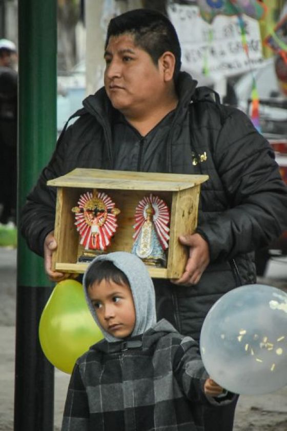 Paso de las imágenes peregrinas.