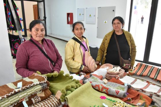 Mujeres artesanas de Los Toldos y Baritú exponen y venden sus productos en el Mercado Artesanal de Salta