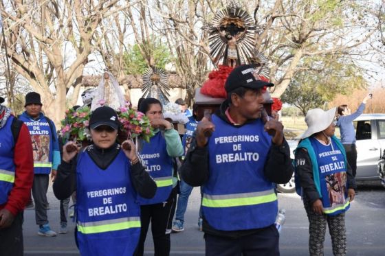 Penitenciarios de la provincia asistieron a más de 300 peregrinos del departamento Molinos