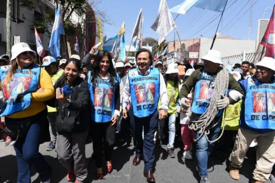 Sáenz: “Nuestros peregrinos son la manifestación viva de la fe de los salteños”