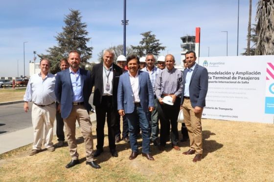 Obras en el aeropuerto Güemes.