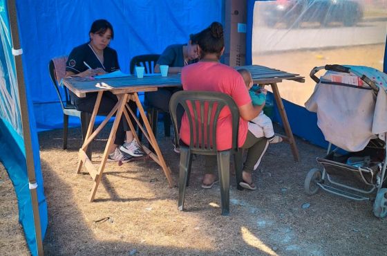 El Hospital San Bernardo realizó atenciones médicas en zona oeste