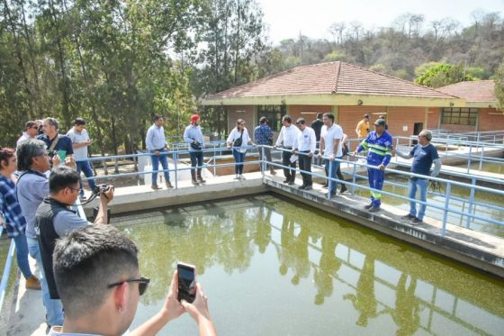 Distintas obras transforman la matriz de abastecimiento de agua en el departamento San Martín