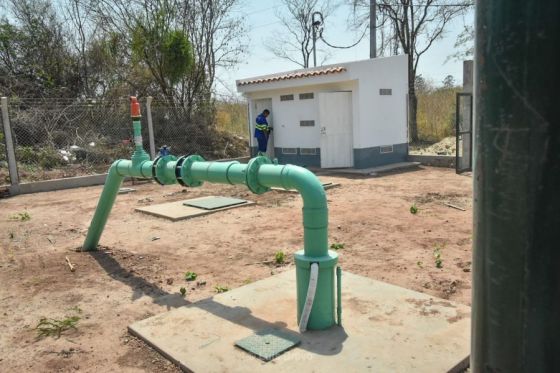 Distintas obras transforman la matriz de abastecimiento de agua en el departamento San Martín