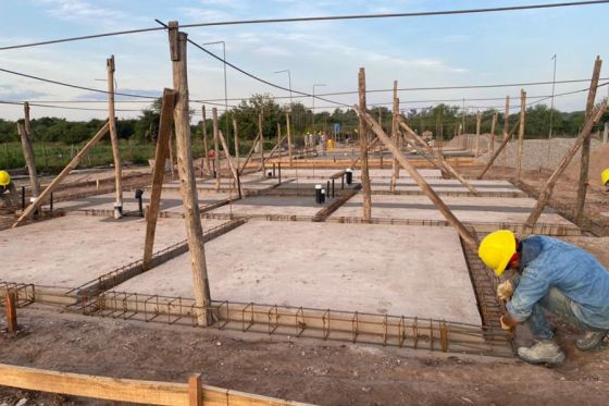 El IPV construye 25 casas en El Galpón