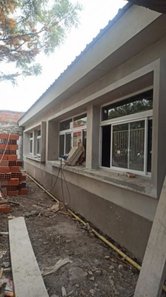 Avanza la obra en la escuela Joaquín Castellanos de Capital