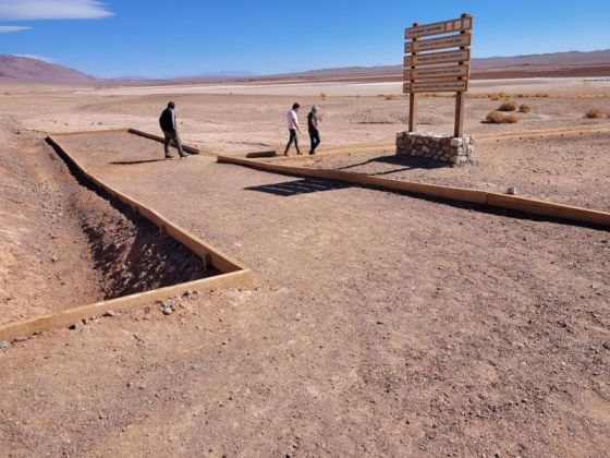 “Ojos de Mar”: en el predio se hicieron obras para el acceso y circulación de los visitantes