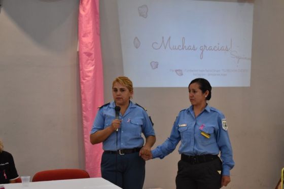 Penitenciarios participaron de una jornada de prevención sobre el cáncer de mama