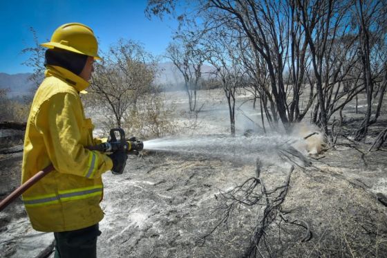 Finalizaron las acciones e intervenciones en la zona de incendio de Cafayate