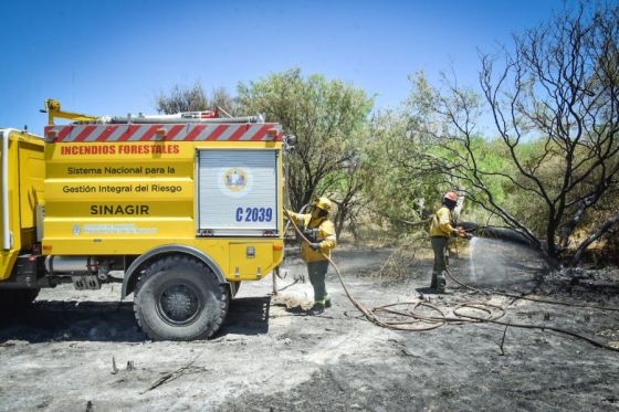 Finalizaron las acciones e intervenciones en la zona de incendio de Cafayate