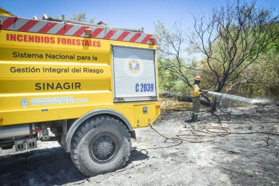 Finalizaron las acciones e intervenciones en la zona de incendio de Cafayate