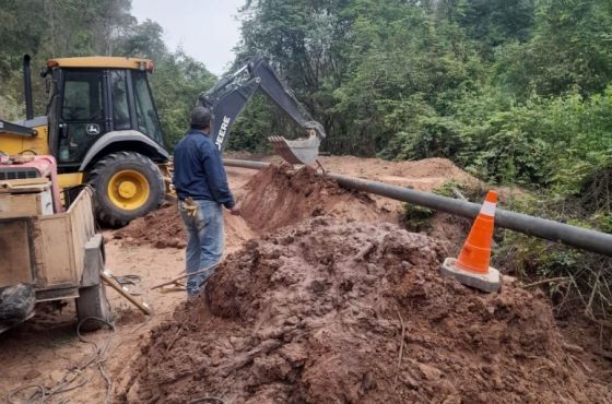 Aguas del Norte reparó un nuevo tramo del acueducto El Aguay