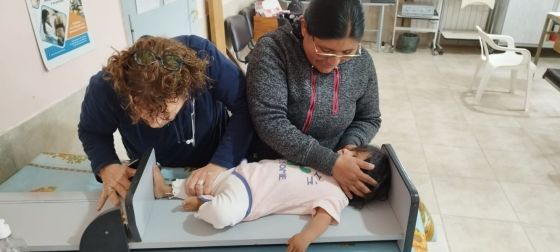 Se asistió a más de 500 pacientes con un operativo extramuros en el departamento Los Andes